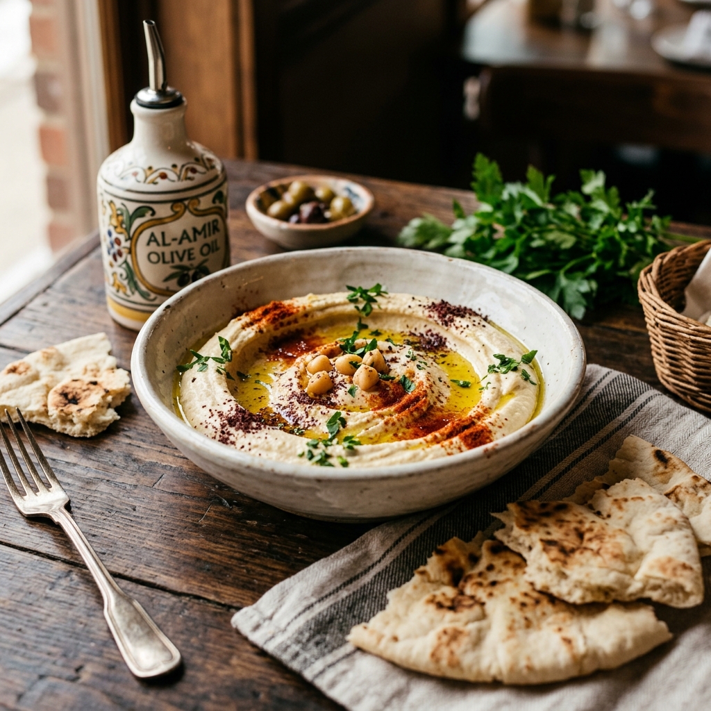 Hummus and Bread